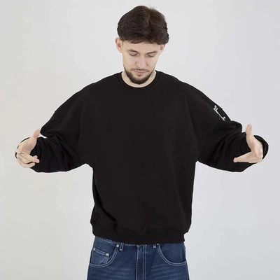 Bluza Stoprocent Crewneck Tag Haftbark czarna