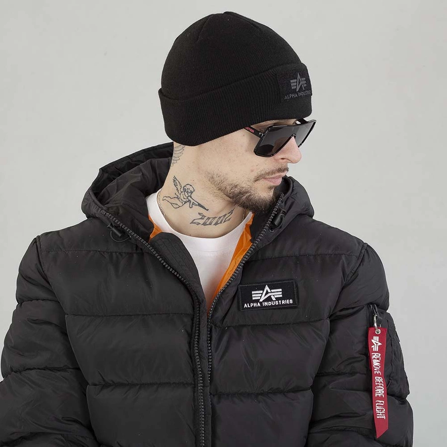 Czapka Zimowa Alpha Industries VLC 118943 czarna