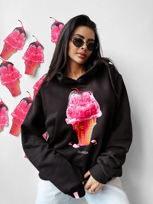 Bluza Olavoga Hoodie Kiraz czarna