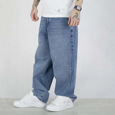 Spodnie Baggy I8 Denim BAG77 niebieskie