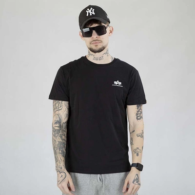 Koszulka Alpha Industries Basic Small Logo 188505 czarna
