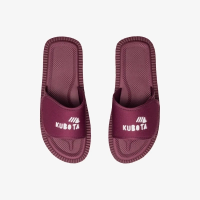 Kubota Klapki Rzep bordowe