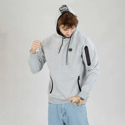 Bluza Pit Bull Hoodie Stafford szara