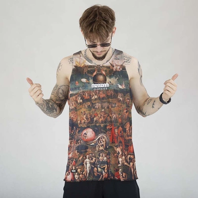 Tank Top Mass No Hope Reversible Mesh multi czarny