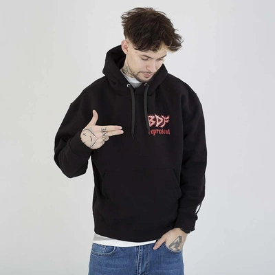 Bluza Brain Dead Familia Hoodie Happy Time czarna