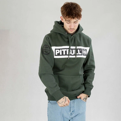 Bluza Pit Bull Hoodie Sherwood ciemno zielona