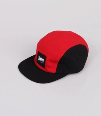 Biuro Ochrony Rapu-Czapka Kwadrat New 5-Panel Czarny/Czerowny