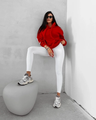 Bluza Olavoga Hoodie Vinta czerwona