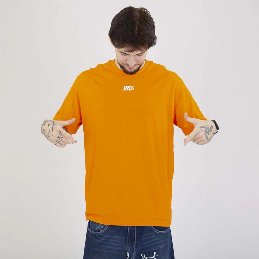 Koszulka Stoprocent 100% Small pomarańczowa