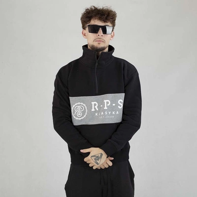 Bluza Crewneck Stójka RPS Rychu Peja Solufka Chain czarna