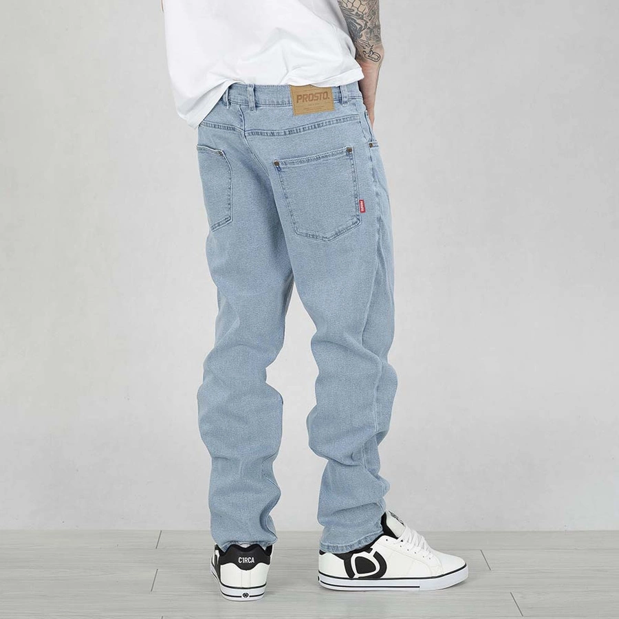 Spodnie Baggy Prosto Oyeah light blue jeans