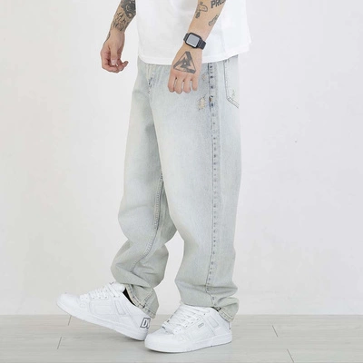 Spodnie Baggy I8 Denim BAG83 jasne niebieskie