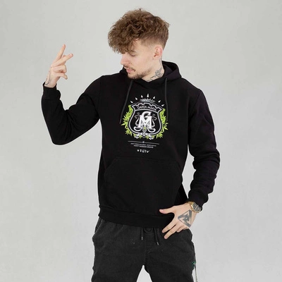 Bluza Ganja Mafia Hoodie Herb czarna