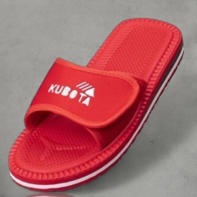 Kubota Klapki Rzep czerwone