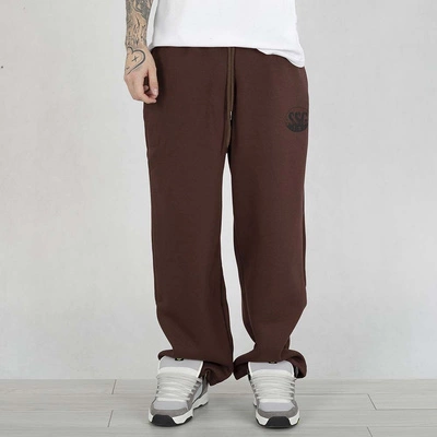 Spodnie Dresowe SSG Oval City Drawcord brązowe