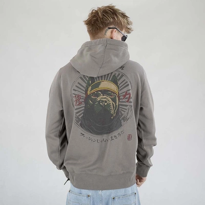 Bluza Pit Bull Hoodie Mt Fuji szara