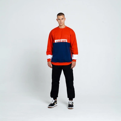 El Polako 3CUT Bluza Czerwony/Granatowy