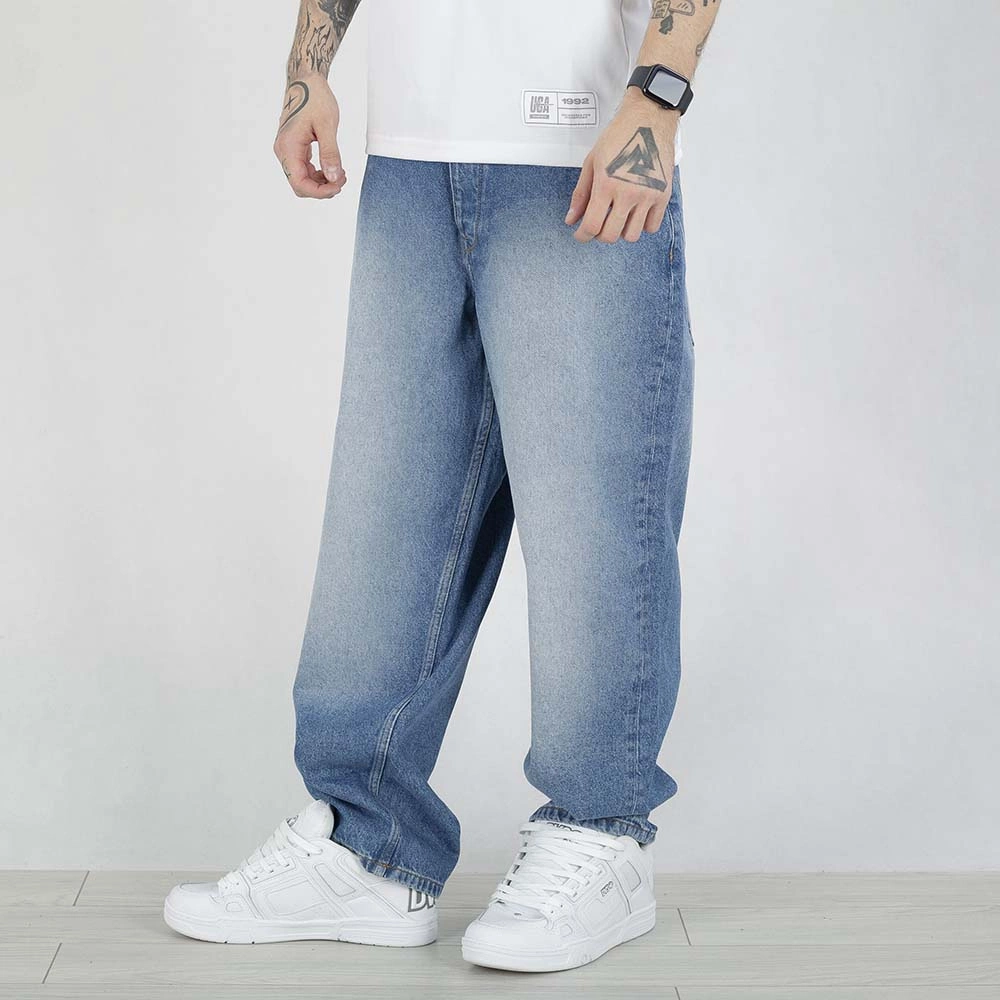Spodnie Jeansowe Homeboy X-Tra Baggy Denim Vintage Blue