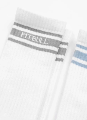 Skarpety Pit Bull High Crew Hilltop Thin 3pak białe