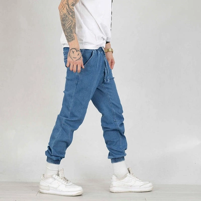 Spodnie Prosto Jogger Jeans Pazy blue