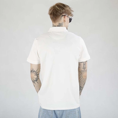 Koszulka Polo Pit Bull Jersey Small Logo biała