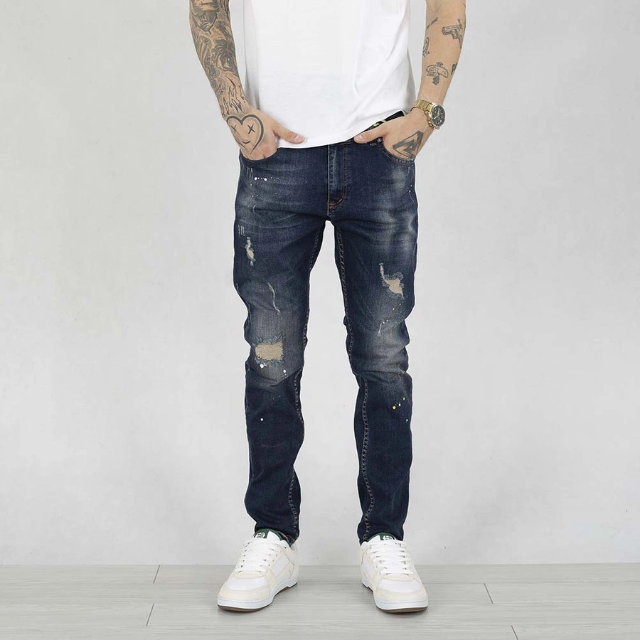 Spodnie I8 Denim SKIN04 Skinny dark blue