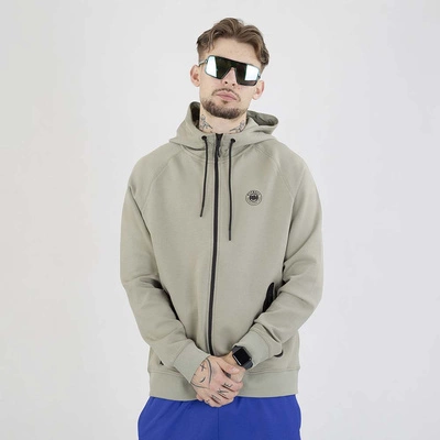 Bluza Pit Bull Hoodie Zip Dogwood szarozielona