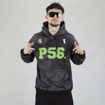 Bluza Hoodie Dudek P56 Geometric FT czarna