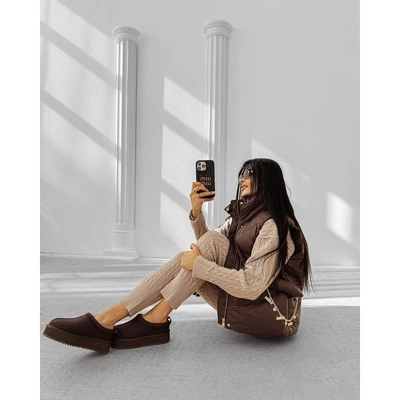 Bezrękawnik Damski Olavoga Rain brązowa