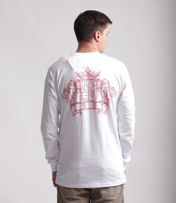 Biuro Ochrony Rapu-New Herb Longsleeve Biały