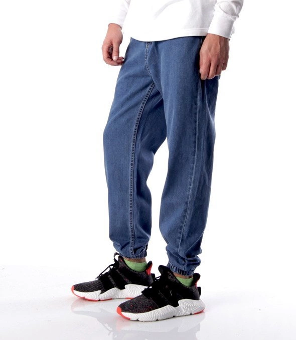 Mass-Signature Jogger Jeans Spodnie Blue