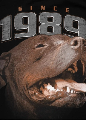 Koszulka Pit Bull Middle Fighter czarna