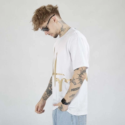 Koszulka Stoprocent Gold Tag biała