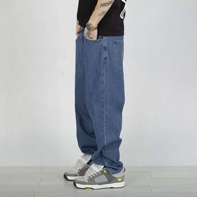 Spodnie Baggy Prosto Blox niebieskie