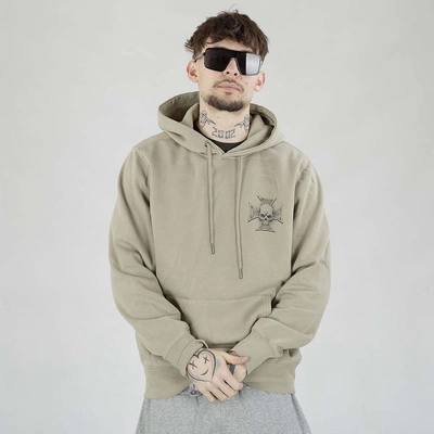 Bluza Pit Bull Hoodie Bite Me szara