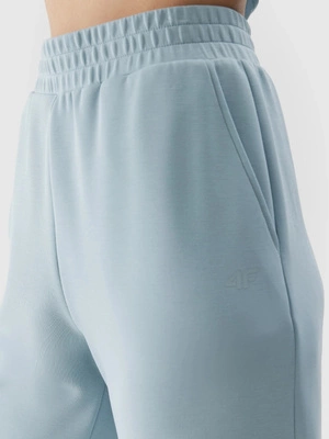 Spodnie dresowe 4F Regular F642 błękitne