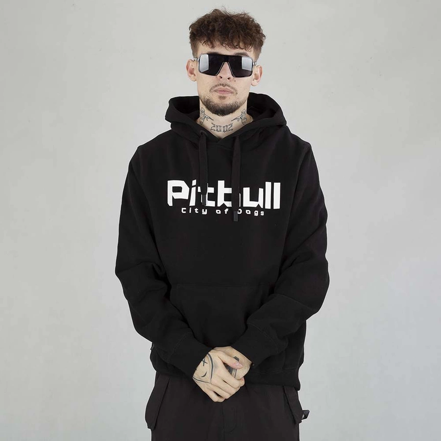 Bluza Pit Bull Hoodie City Of Dogs  czarna