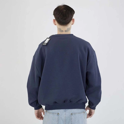 Bluza Karl Kani Crewneck Versity Print Os PD00007519 niebieska