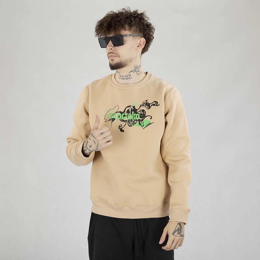 Bluza El Polako Crewneck Ep Ink brązowa