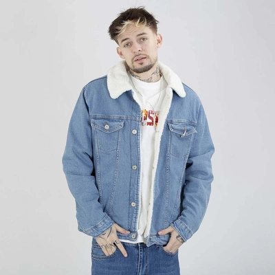 Kurtka I8 Denim Katana Jeansowa niebieska