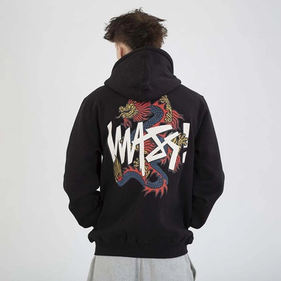 Bluza Hoodie Mass ZIP Dragon czarna