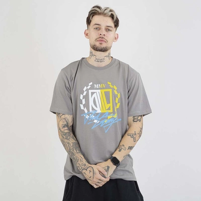 Koszulka Diil Laur Gang szara żółta