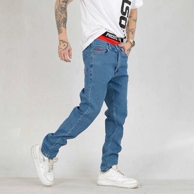 Spodnie Prosto Pocklog blue jeans