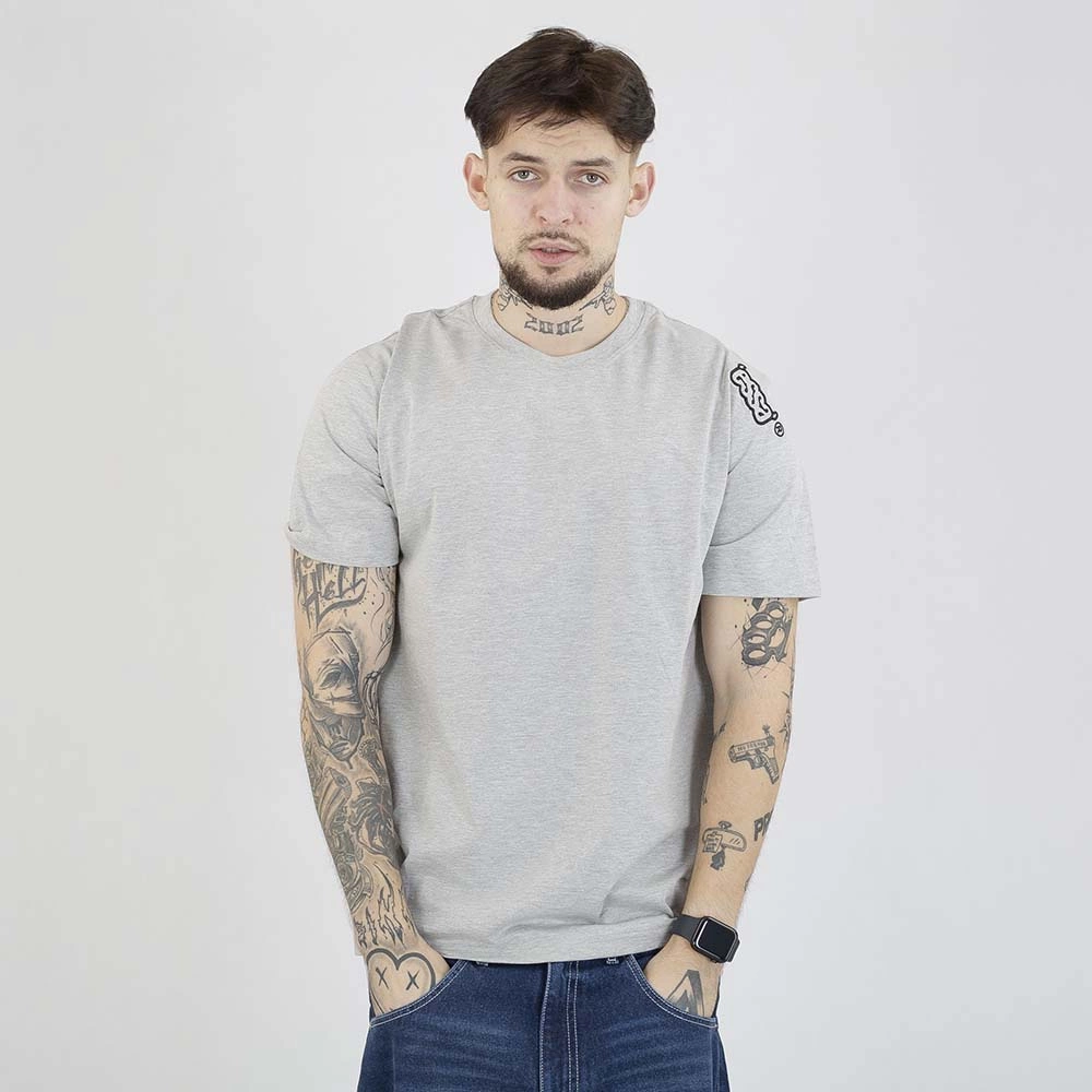 Koszulka Stoprocent Essa Haftbark szara