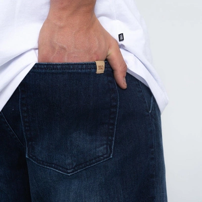 Smoke Story SKIN Jogger Slim Jeans z dziurami Dark