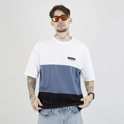Koszulka Mass Zone biała niebieska czarna