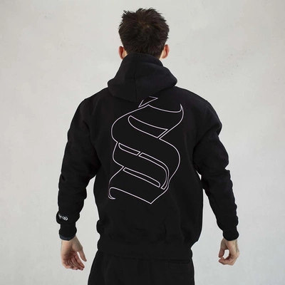 Bluza Środowisko Miejskie Hoodie Essential Mini czarno różowa