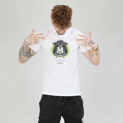 Koszulka Ganja Mafia Herb biała