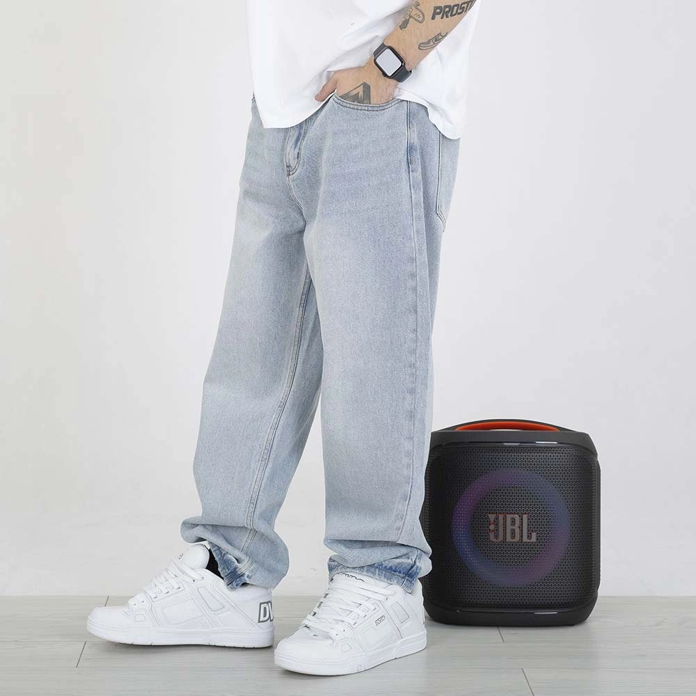 Spodnie Regular Prosto Bunker niebieskie