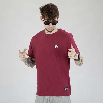 Koszulka Pit Bull Small Logo bordowa